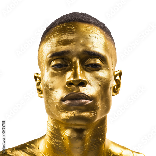 portrait of golden man png