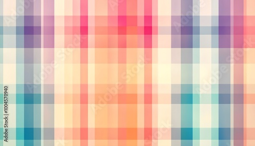 Seamless illustration of a colorful checkered pattern