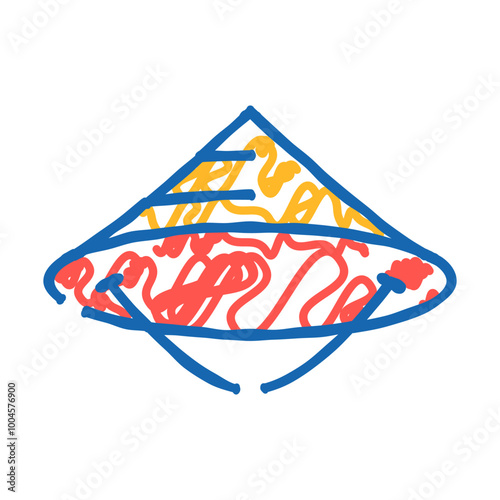 dawley limao asian doodle icon sketch vector. dawley limao asian sign. isolated symbol illustration