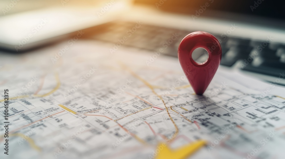 Red Pin on a Map: Finding Your Next Adventure Red Pin on a Map: Finding Your Next Adventure