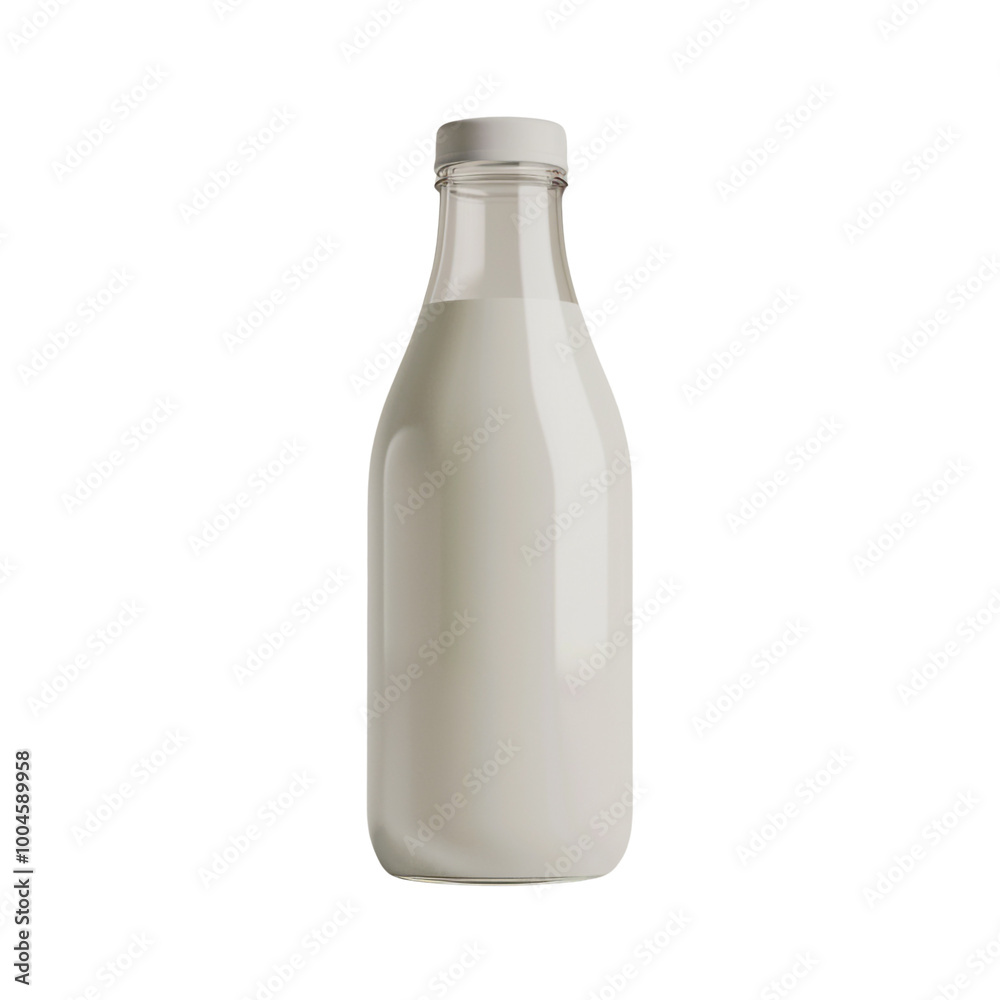 Glass Bottle of Milk