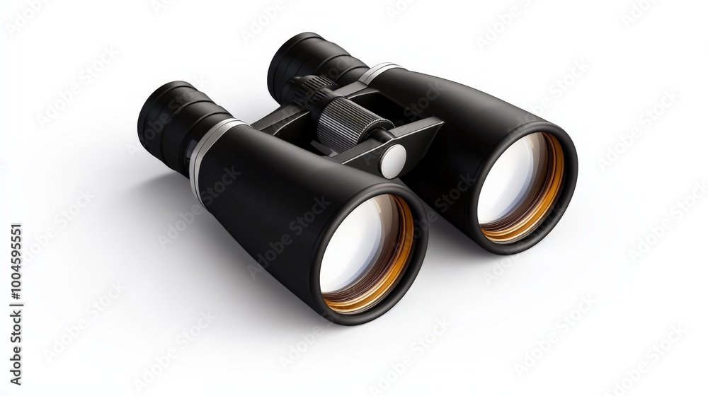 Black Binoculars: A pair of sleek black binoculars, perfect for birdwatching, nature exploration, or any outdoor adventure.