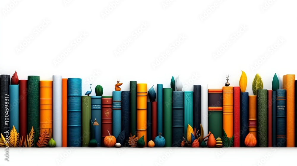 Fototapeta premium Autumnal Book Collection 