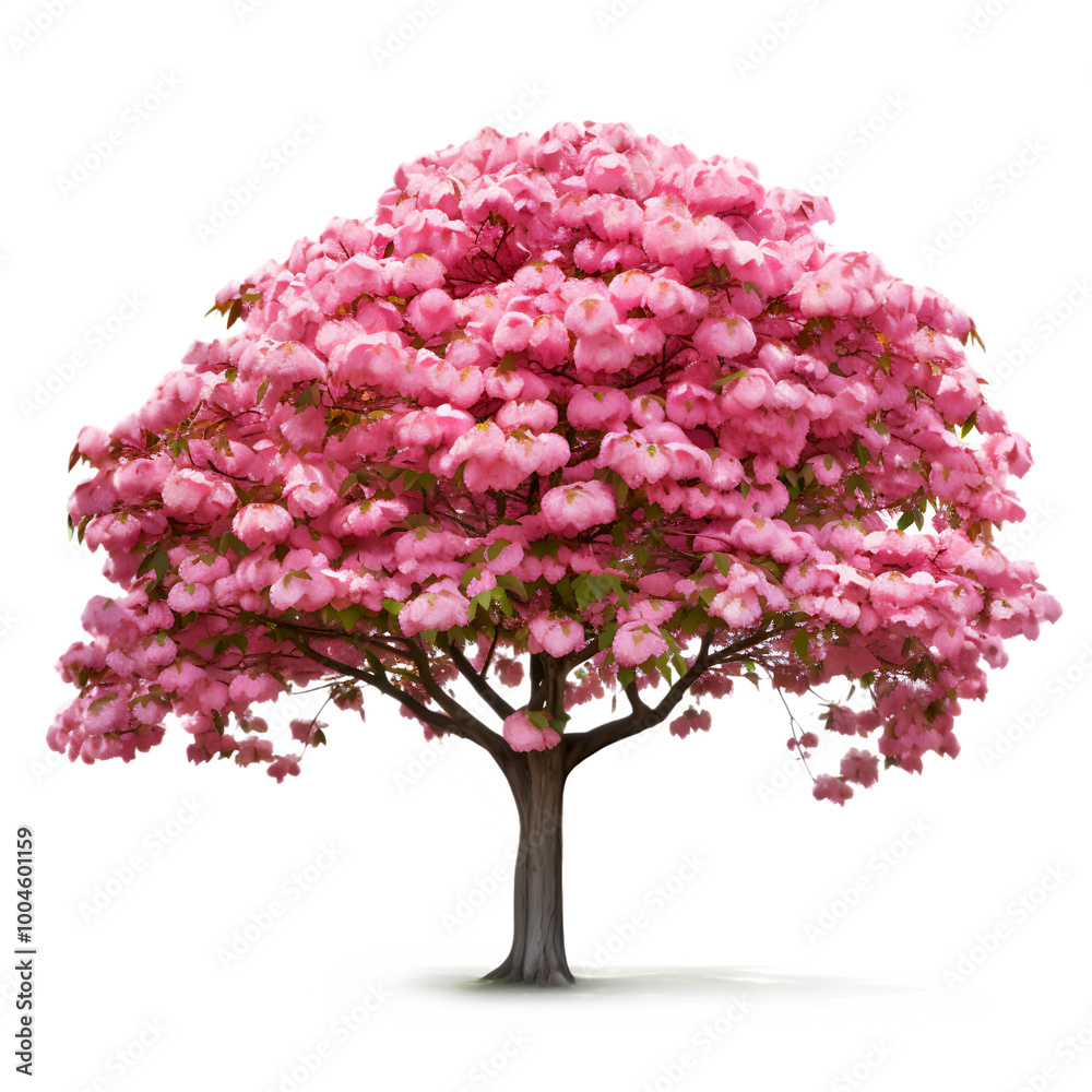 Fototapeta premium Kousa Dogwood Tree Isolated transaprent Background