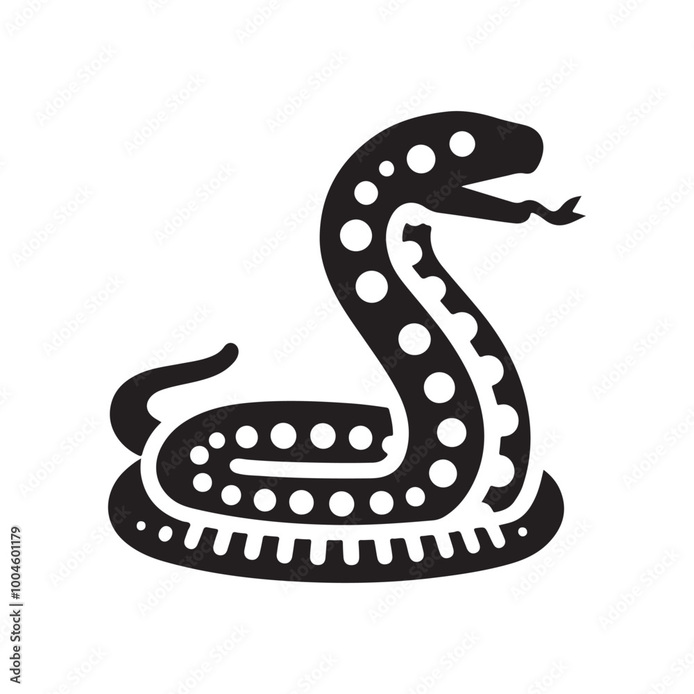 Gopher Snake Silhouette Vector Illustration – High-Quality Design Gopher Snake Silhouette Vector Illustration – High-Quality Design
