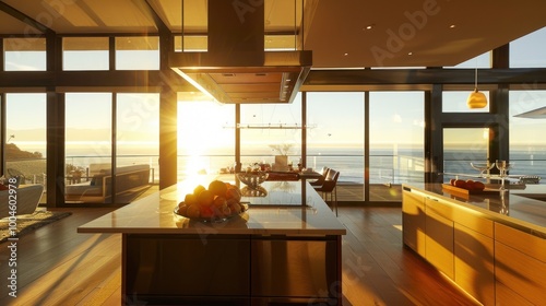 Sunrise Kitchen with Ocean View