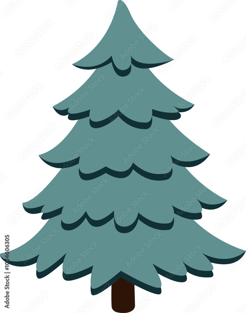 Green Christmas Tree Illustration in PNG, Festive Holiday Decoration for Cards, Gifts, and Seasonal Designs Green Christmas Tree Illustration in PNG, Festive Holiday Decoration for Cards, Gifts, and Seasonal Designs