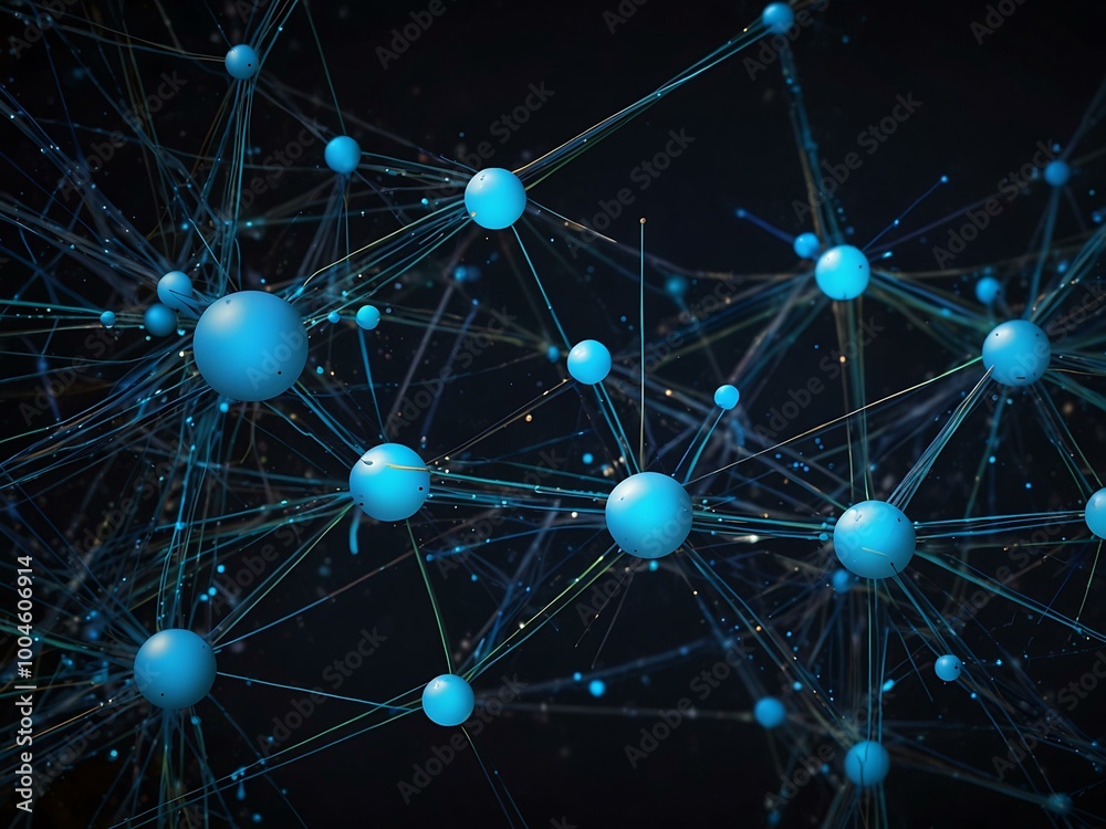 Abstract blue network design. Abstract blue network design.