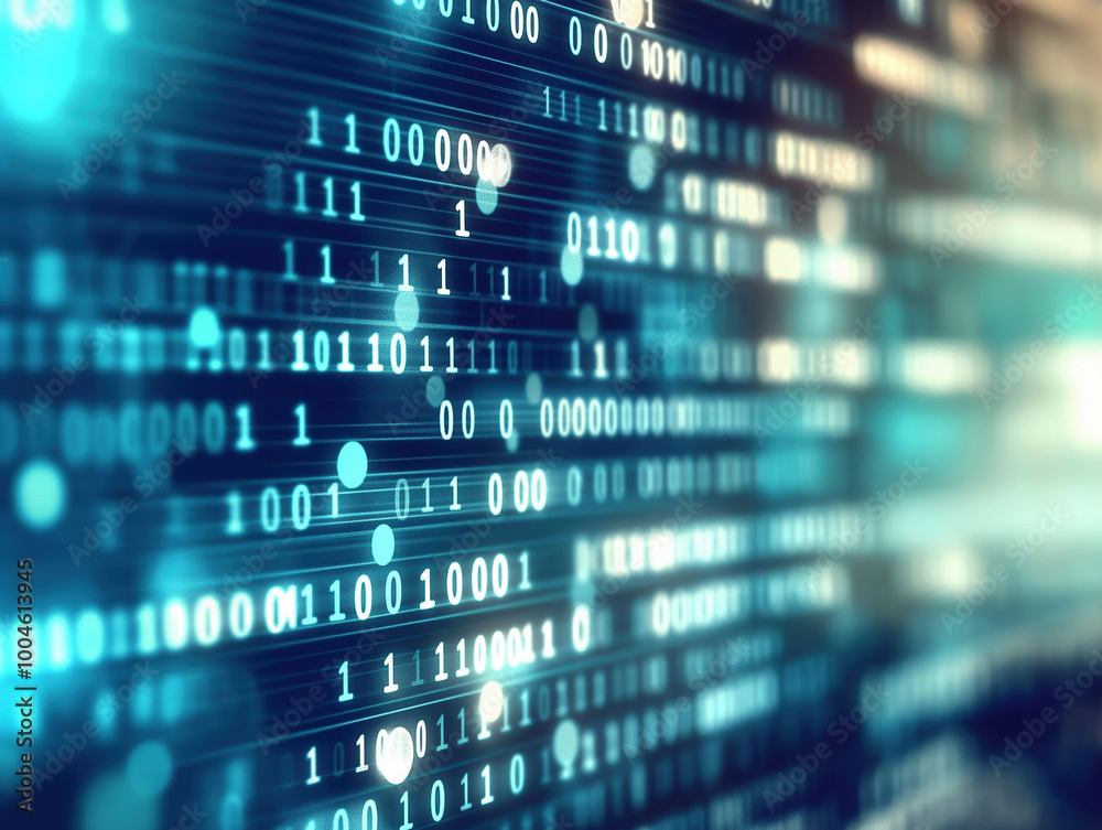 Digital data signal software background Digital data signal software background