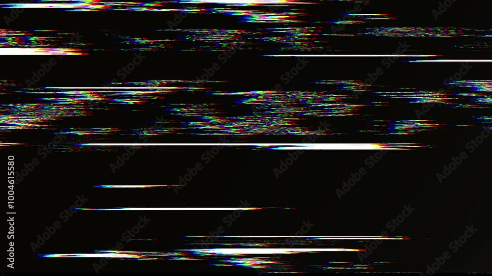 VHS tape damage with distortion, glitch, and noise effect overlay for editing video and film