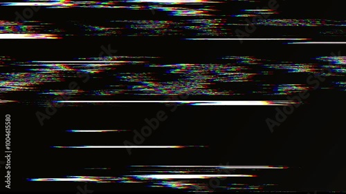 VHS tape damage with distortion, glitch, and noise effect overlay for editing video and film