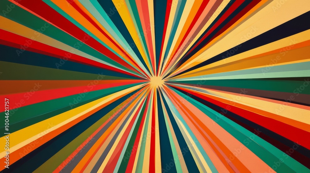 Radiant colorful starburst pattern, abstract Radiant colorful starburst pattern, abstract