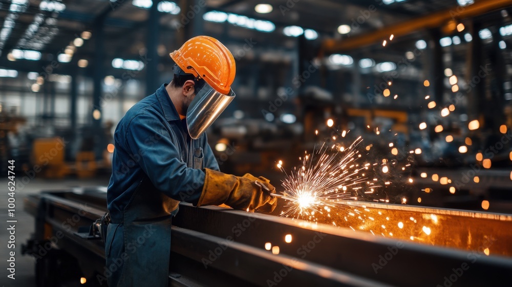 Welding Operations in a Heavy Duty Machine Shop Welding Operations in a Heavy Duty Machine Shop