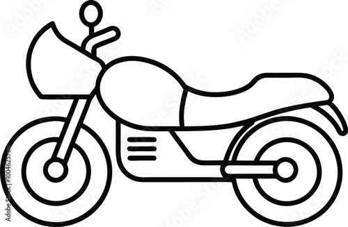 motorcycle line are vector illustration.