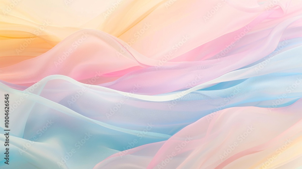 A pastel background with gentle waves of color blending lavender, mint, and peach A pastel background with gentle waves of color blending lavender, mint, and peach