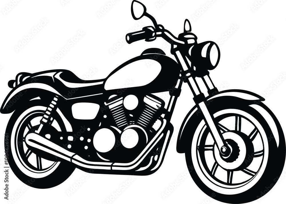 Obraz premium motorcycle illustration file.