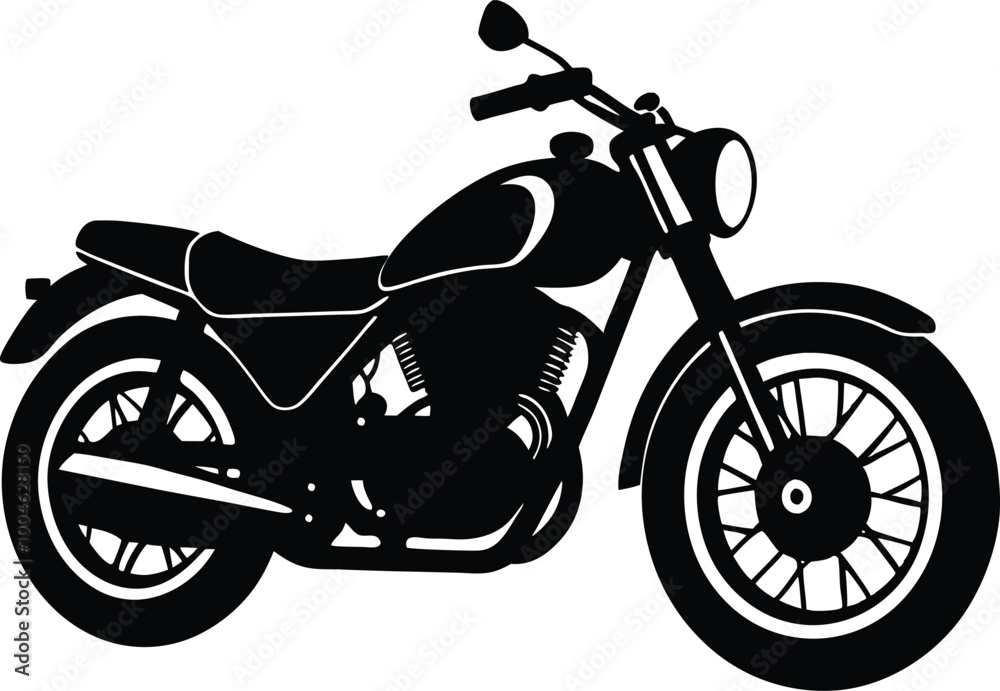 Fototapeta premium motorcycle illustration vector file.
