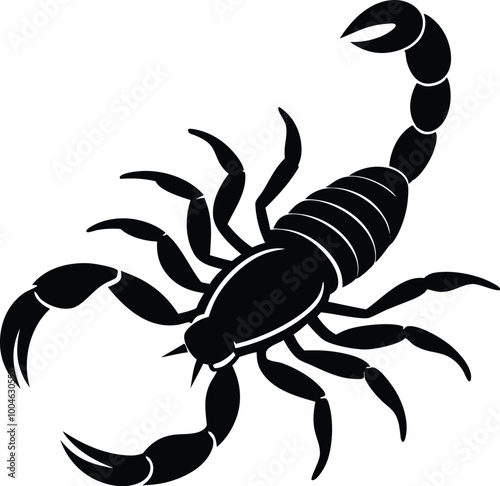scorpion silhouette vector