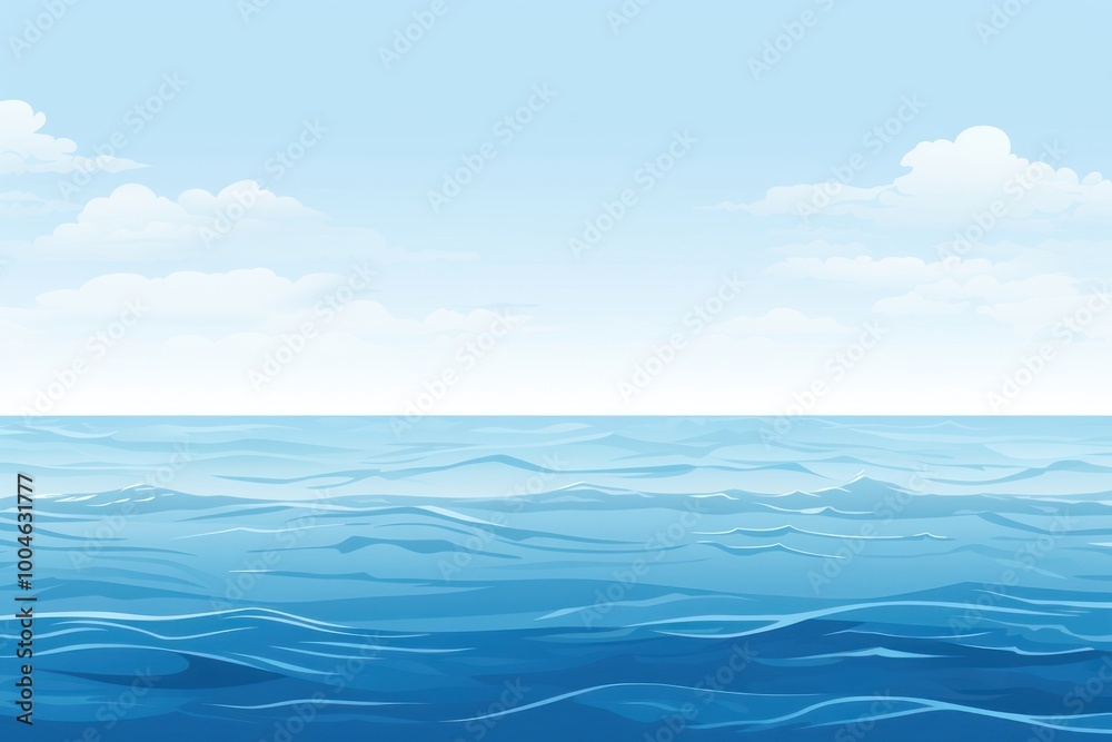 Obraz premium Ocean backgrounds outdoors horizon.