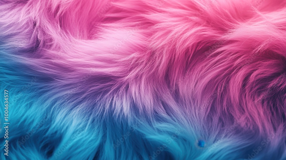Pink and blue furry background showing soft texture and fluffy feel Pink and blue furry background showing soft texture and fluffy feel