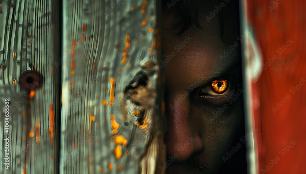 Devil eyes peeking Devil eyes peeking
