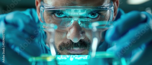 Wallpaper Mural Scientist Using Advanced Lab Technology for Research Torontodigital.ca