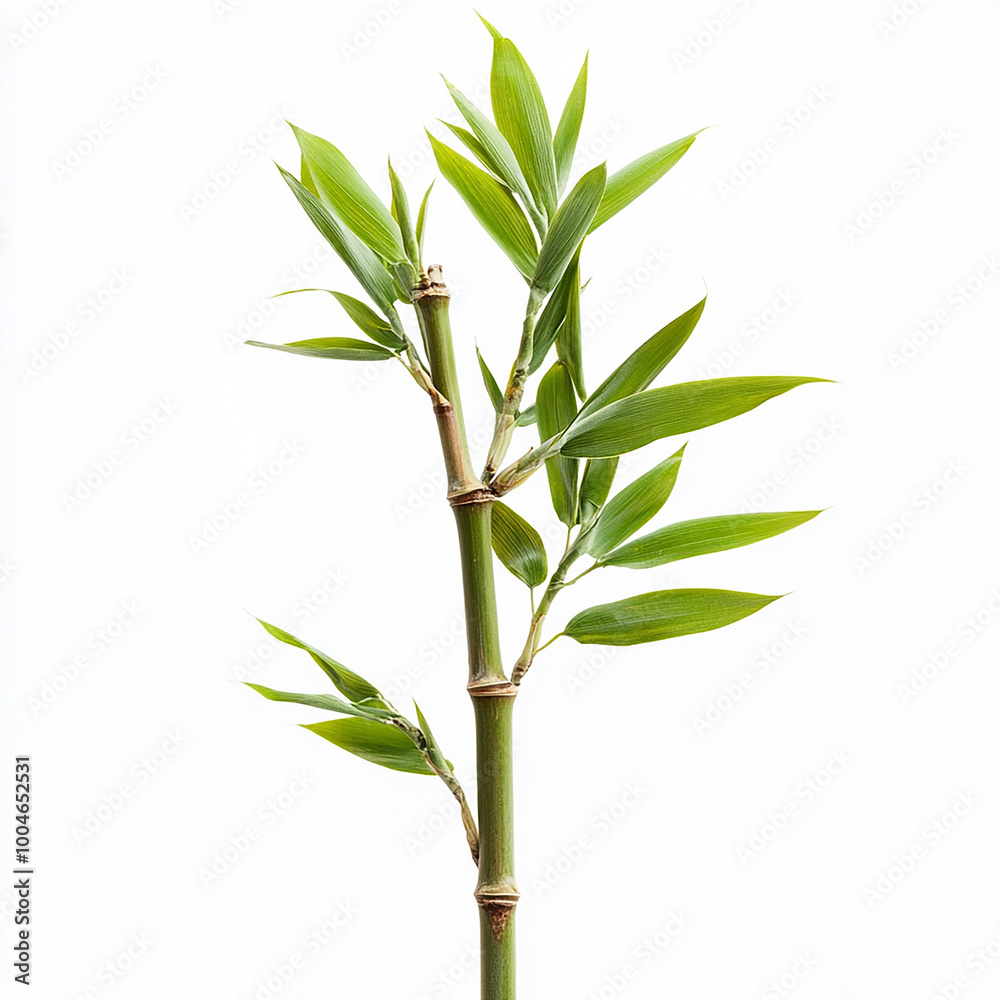 Fototapeta premium bamboo isolated on white