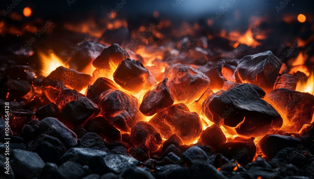 Burning embers glow bright. Burning embers glow bright.