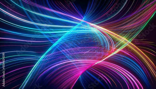 Abstract light streaks