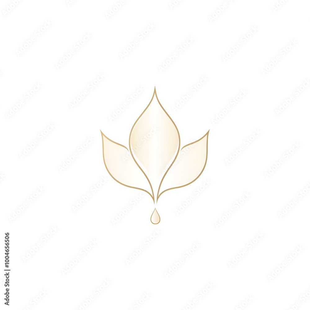 Elegant Gold Crown or Diamond Logo for Luxury Brands on White Background Elegant Gold Crown or Diamond Logo for Luxury Brands on White Background