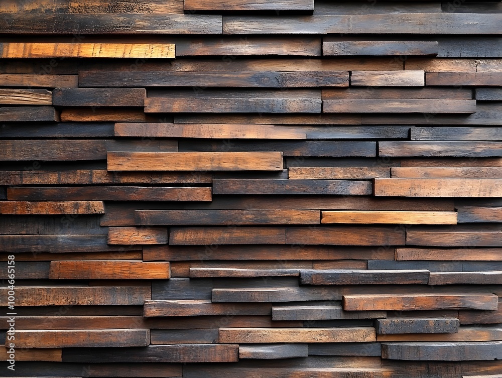 Layered wooden panels wall with a linear textured pattern in a minimalist contemporary style suitable as a material or design element for building facades home interiors Layered wooden panels wall with a linear textured pattern in a minimalist contemporary style suitable as a material or design element for building facades home interiors