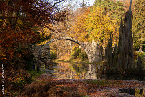 Rakotzbrücke Teufelsbrücke Kromlau photo