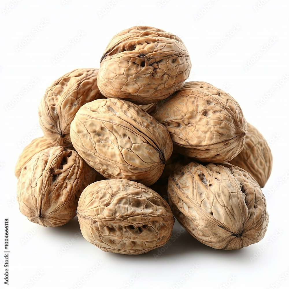 walnuts on a white walnuts on a white