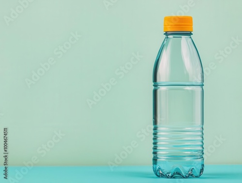 Reusable water bottle made from recycled materials, supporting sustainability in a modern world, Recycled water bottle, Eco-friendly, modern, sustainable