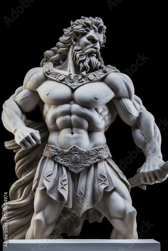 Iconic Stone Sculpture of Hercules- A Testament of Brawn, Bravery and Greek Craftsmanship