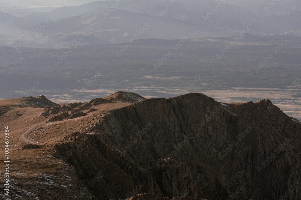 Obraz premium Scenic view of Rocky Mountain landscape