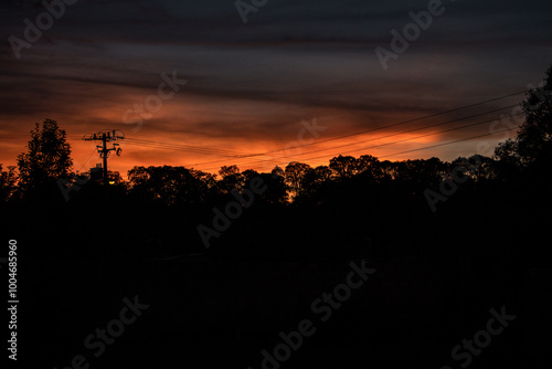 atardecer otoño photo