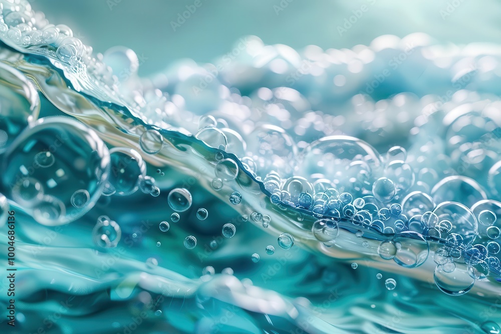 A visual representation of skincare ingredients penetrating the epidermis