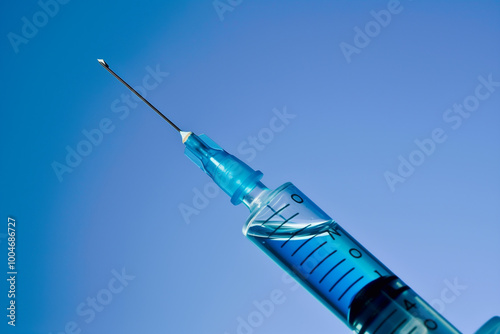 Vaccination. Making vaccine to medical workers.