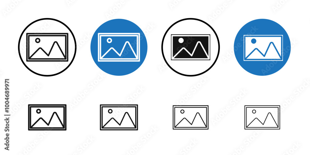 Picture icon Thin line art collection Picture icon Thin line art collection