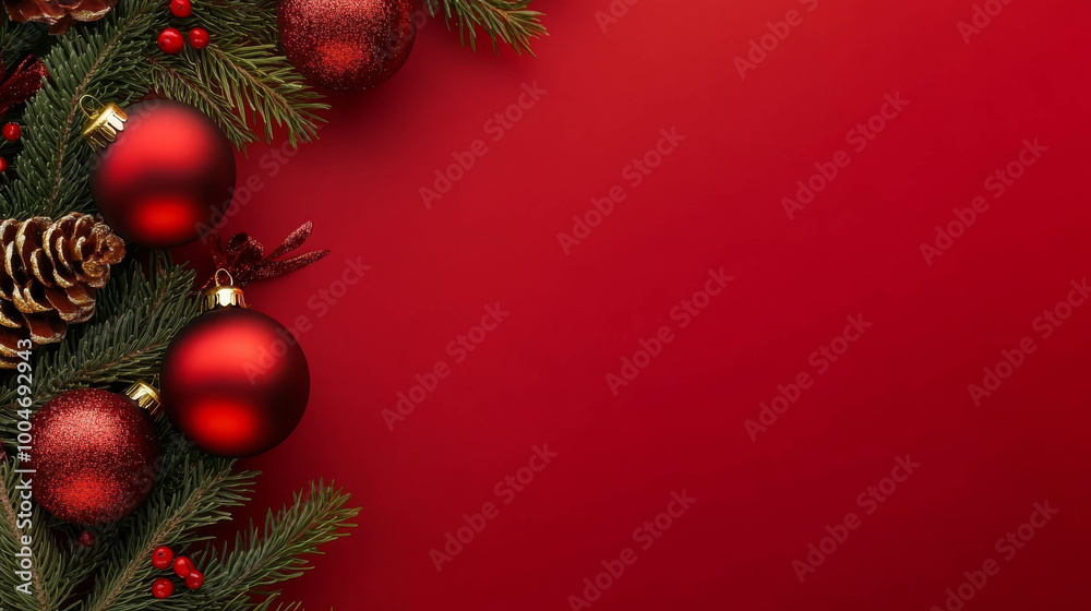 red christmas background with copyspace red christmas background with copyspace