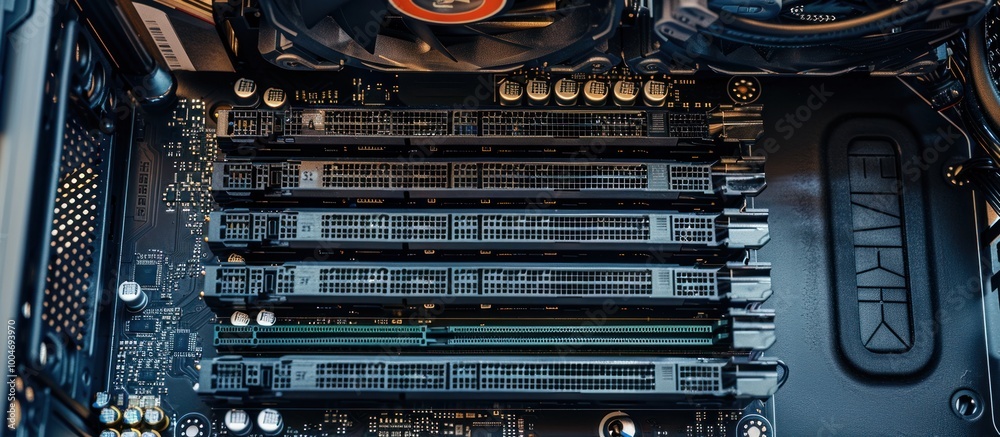 Computer RAM, a system installed in the motherboard socket Computer RAM, a system installed in the motherboard socket