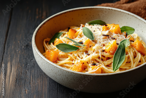 Gourmet Pasta Dish with Butternut Squash and Sage - Perfect Comfort Food Dinner