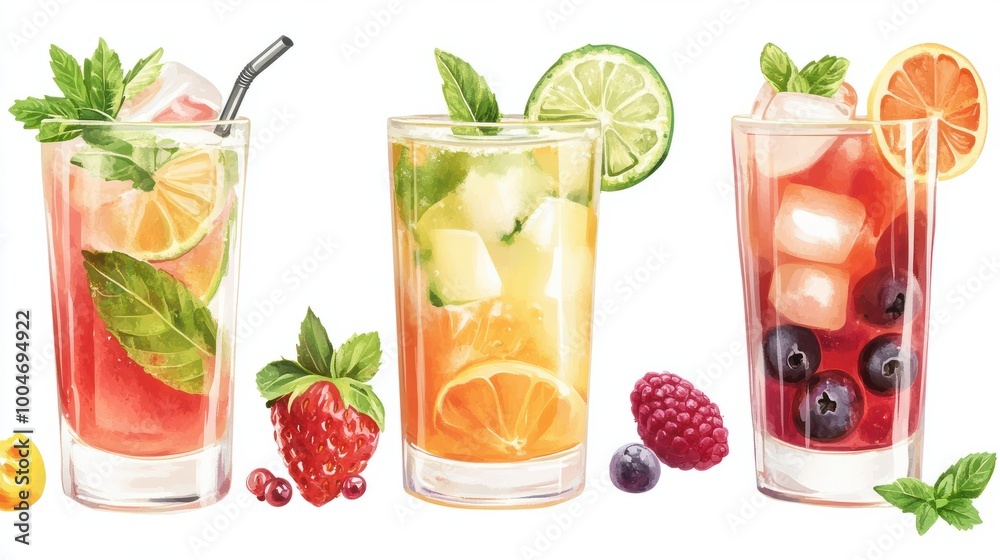 Refreshing Summer Drinks, Cool down with recipes for refreshing beverages from fruity smoothies