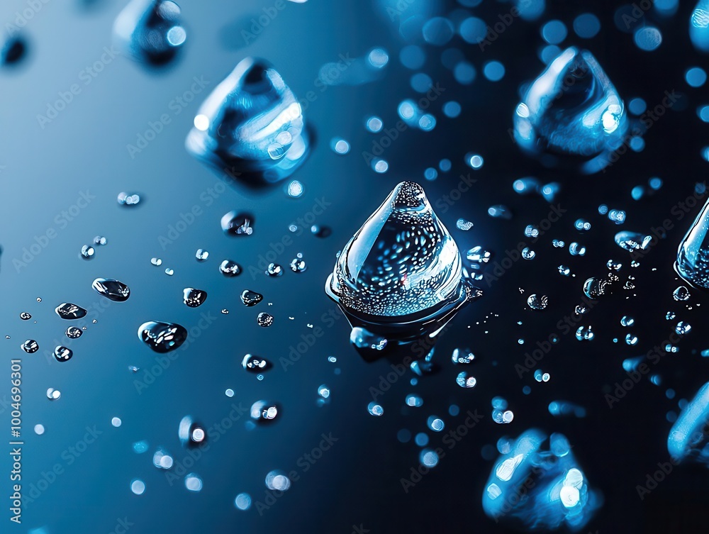 custom made wallpaper toronto digitalCalculus symbols made of water droplets on a reflective surface, close-up with natural lighting, Mathematical fluidity, Nature and calculus integration