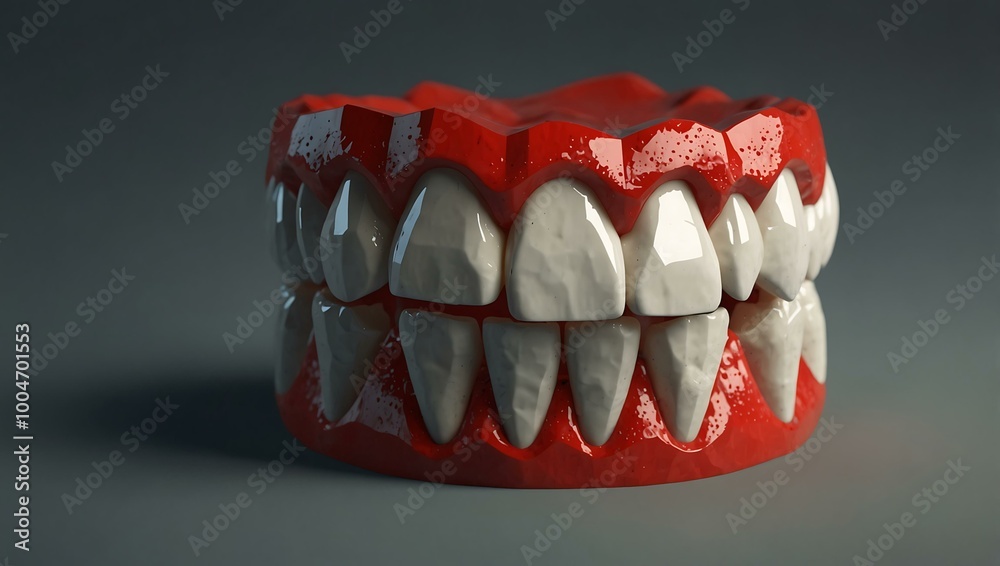Low-poly tooth rendered in 3D with polygonal mesh. Low-poly tooth rendered in 3D with polygonal mesh.