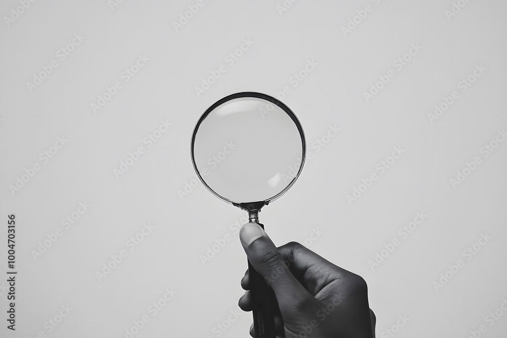 hand holding magnifying glass hand holding magnifying glass