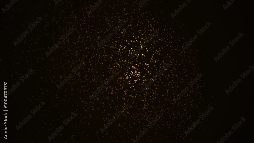 Golden shinny particles overlay on a black screen, glitters, gold dust, moving outward, Golden shinny particles overlay on a black screen, glitters, gold dust, moving outward,