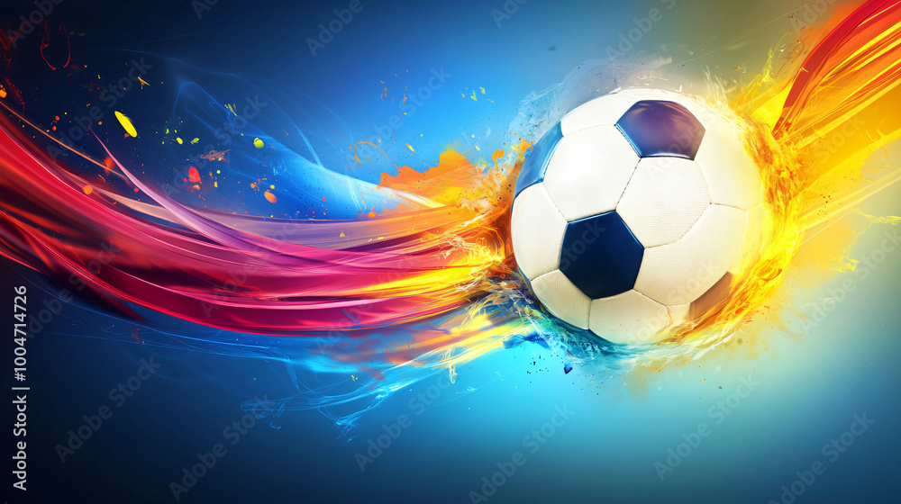 Naklejka premium A dynamic sports background, ideal for active and energetic designs.