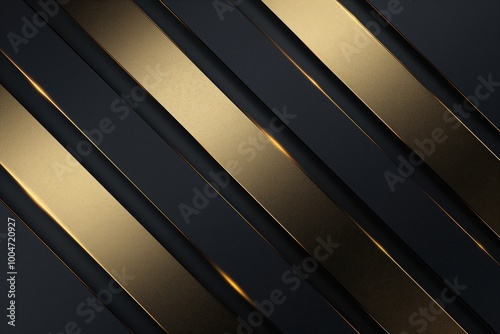 Black and gold striped background with a gold stripe on the left and a black stripe on the right